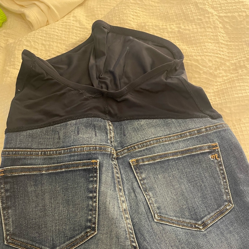 Madewell Maternity Skinny Jean in Medium Wash, size 26, EUC - Picture 6 of 6